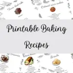 Printable Baking Recipes
