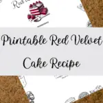 Printable Red Velvet Cake Recipe