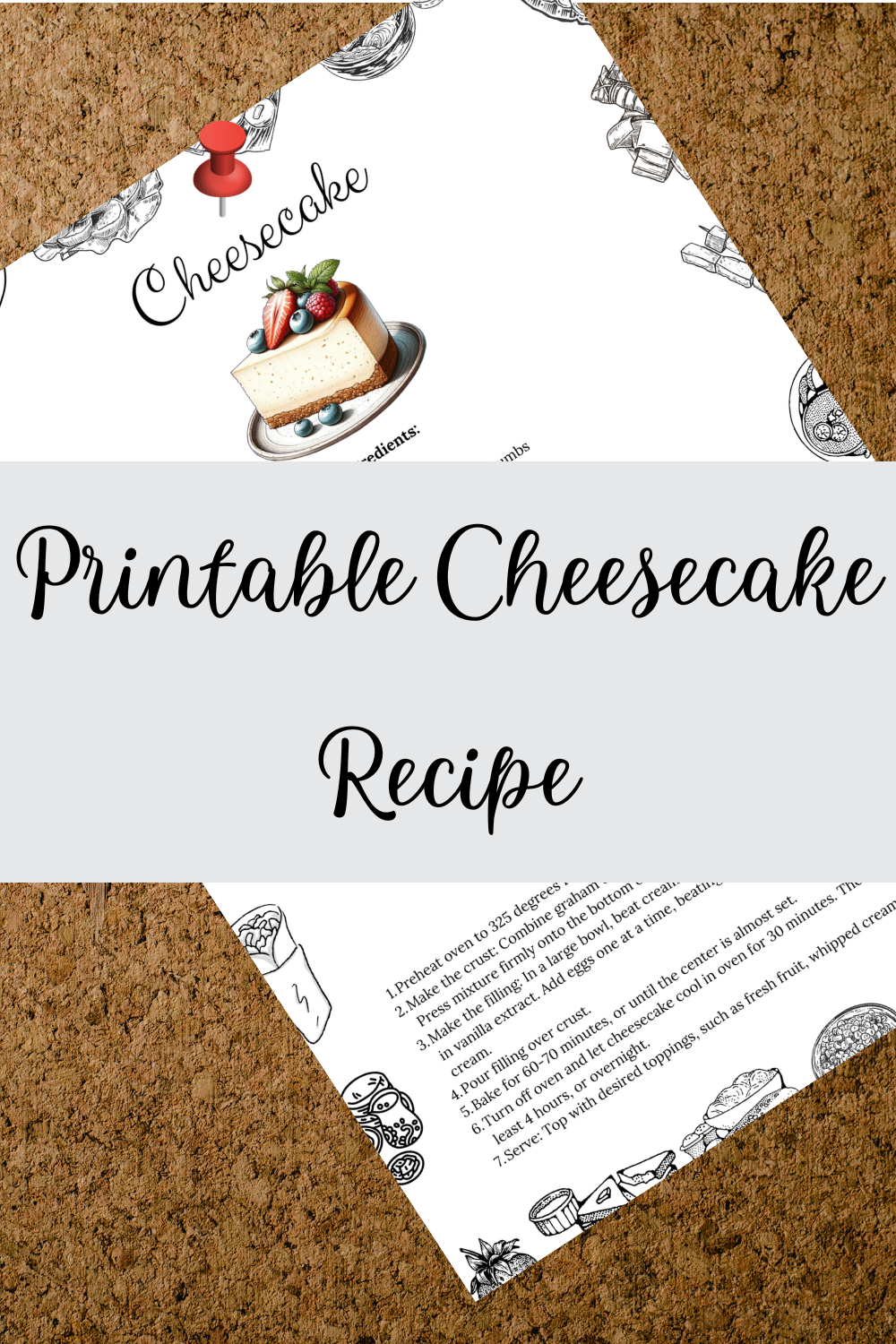 Printable Cheesecake Recipe