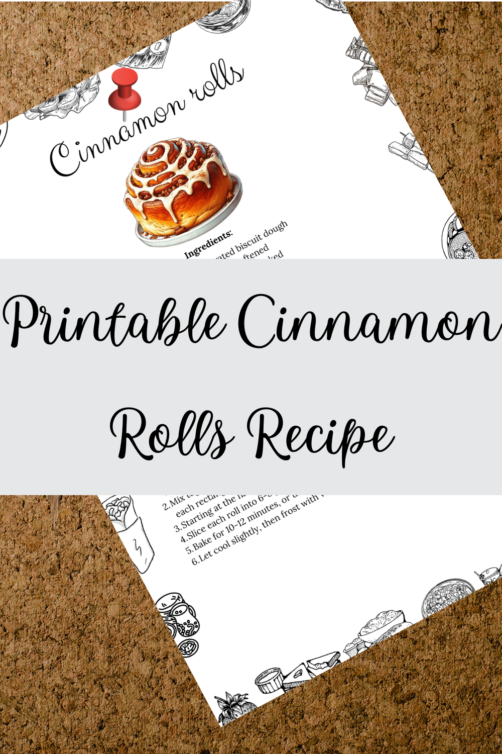 Printable Cinnamon Rolls Recipe