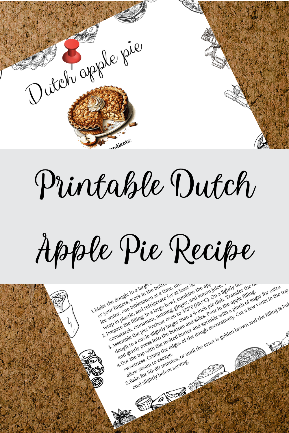 Printable Dutch Apple Pie Recipe