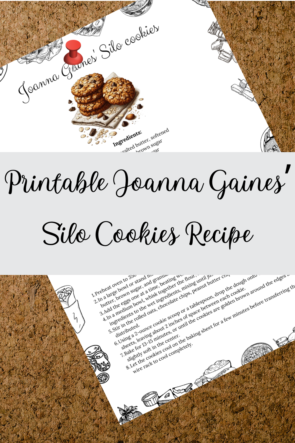 Printable Joanna Gaines' Silo Cookies Recipe