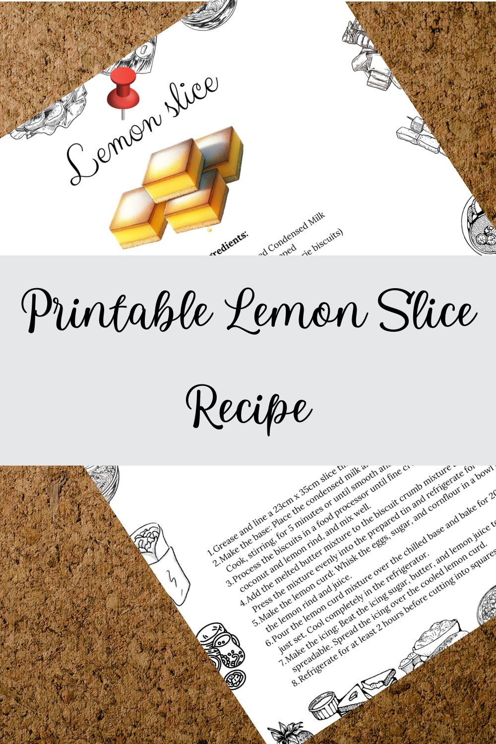 Printable Lemon Slice Recipe