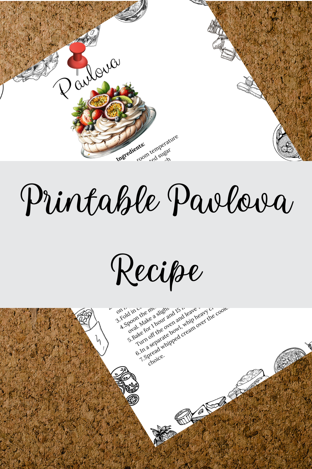 Printable Pavlova Recipe